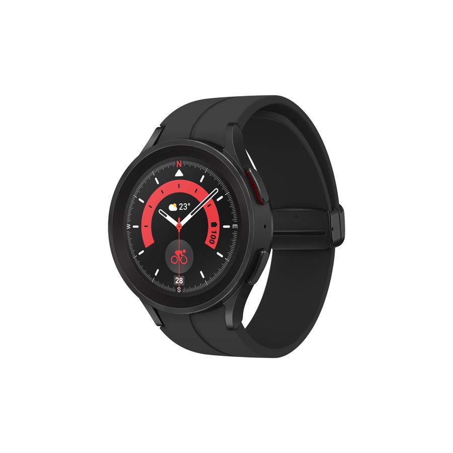 Samsung Galaxy Watch5 Pro GPS & 4G 45mm Black Titanium Case med Silicon rem