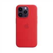 Apple iPhone 14 Pro Silicone Case med MagSafe Red