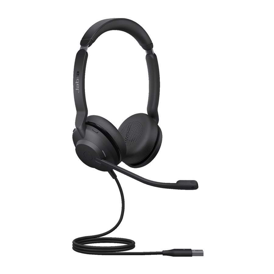 JABRA Evolve2 30 USB-A UC Stereo Sort