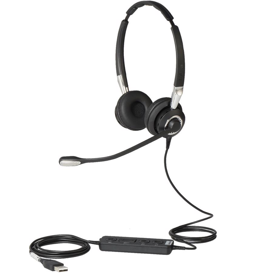 Jabra BIZ 2400 II Duo USB CC MS Headset Black/Silver