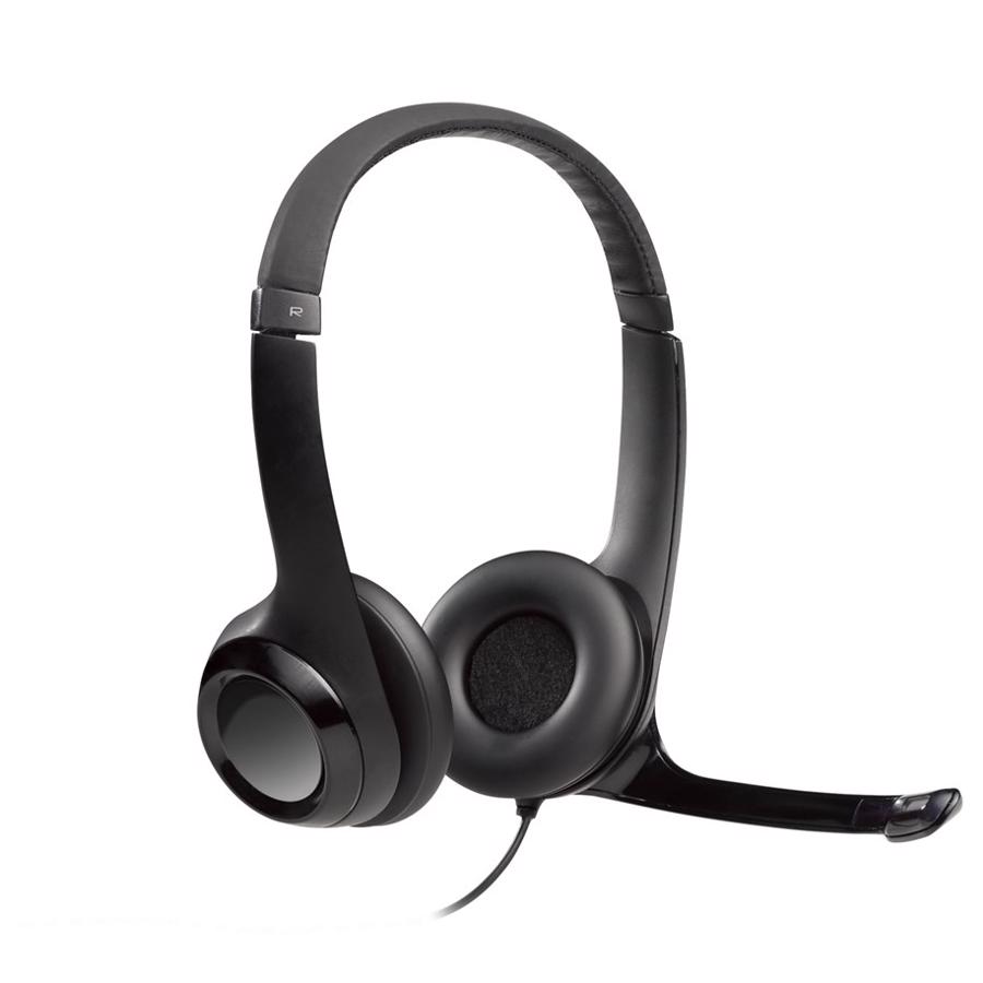 Logitech H390 USB Headset Sort