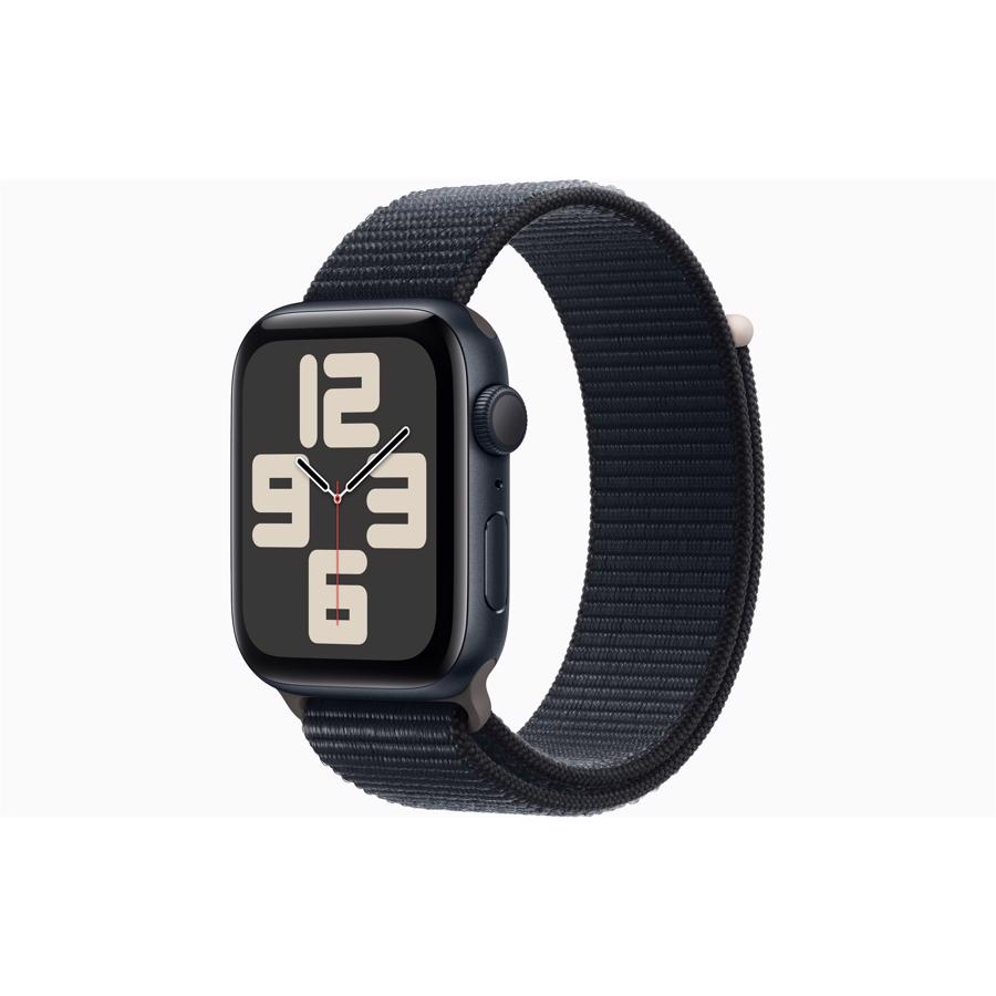 Apple Watch SE GPS 44mm Midnat Aluminium Case med Midnat Sport Loop
