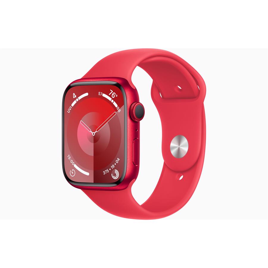 Apple Watch Series 9 GPS 45mm Product Rød Aluminium Case med Product Rød Sport Band - S/M