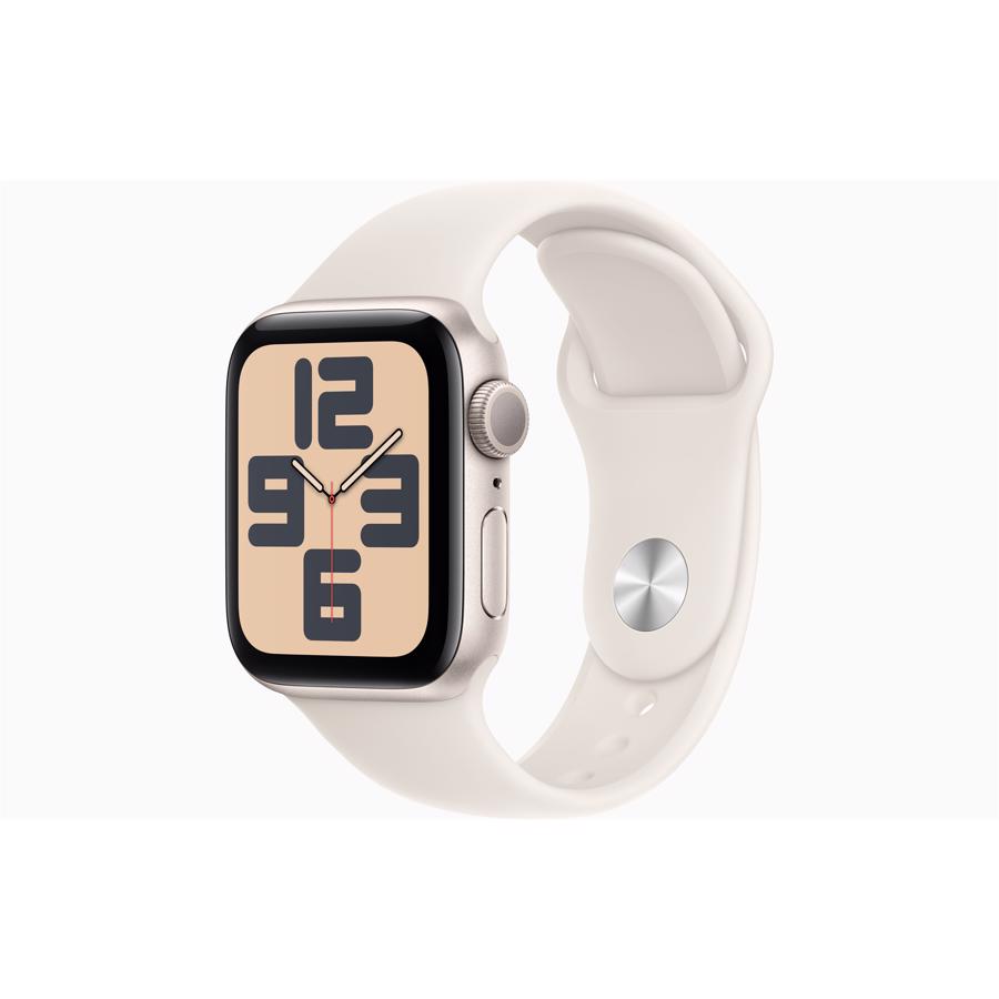 Apple Watch SE GPS 40mm Stjerneskær Aluminium Case med Stjerneskær Sport Band - S/M