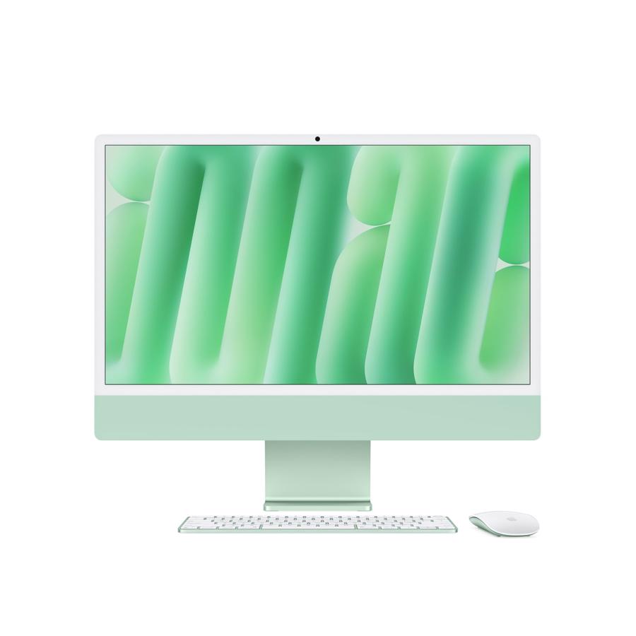 Apple iMac 24" Retina 4.5K (2024) 16GB 256GB Grøn 10-core CPU 10-core GPU