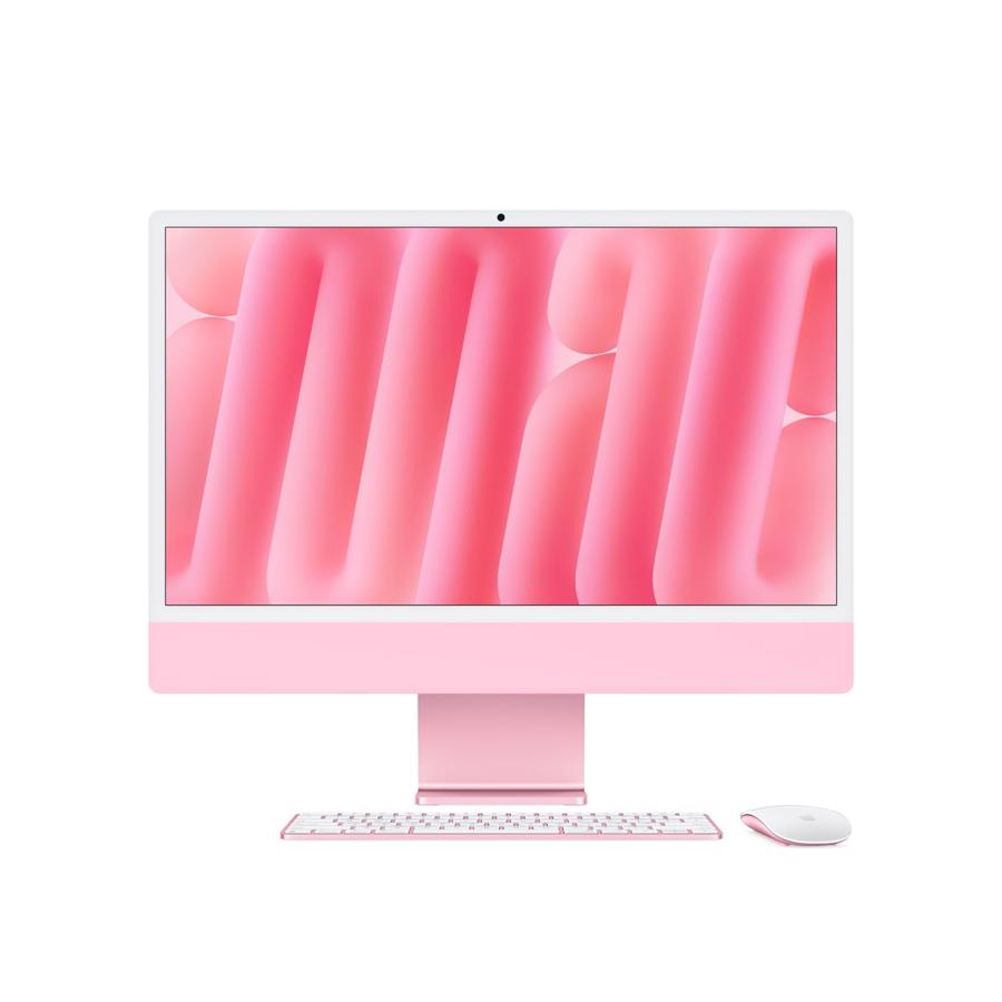 Apple iMac 24" Retina 4.5K (2024) 16GB 512GB Lyserød 8-core CPU 8-core GPU