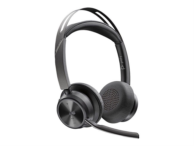 Poly Plantronics Voyager Focus 2 MS USB-C/A Trådløs Headset Sort
