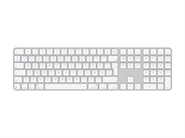 Apple Magic Tastatur med Touch ID og Numeriske Taster Dansk Hvid