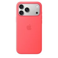 Apple iPhone 17 Pro Max Silicone Case med MagSafe Guavapink