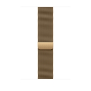 Apple Watch 46mm Skinnende Guld Milanese Loop - S/M