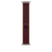 Apple Watch 49mm Bordeaux Trail Loop - M/L - Naturligt Titanium Finish