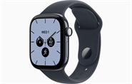 Apple Watch Series 12 GPS & 5G 42mm Natblå Ceramic Case med Marineblå Sport Band - M/L