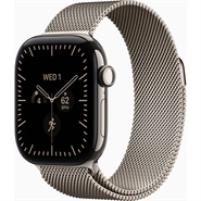 Apple Watch Series 12 GPS & 5G 42mm Naturlig Titanium Case med Naturlig Milanese Loop