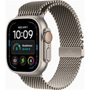 Apple Watch Ultra 4 GPS & 5G 49mm Naturlig Titanium Case med Naturlig Titanium Milanese Loop - Large
