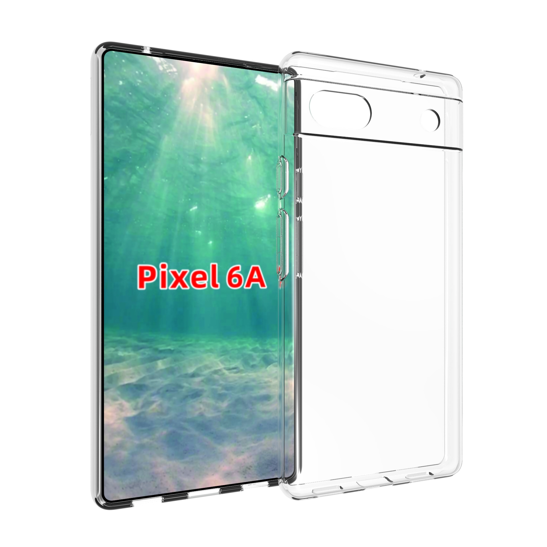 Liner Trasparente Cover per Google Pixel 6, Rugged Custodia