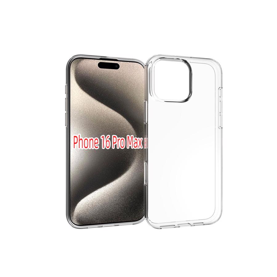 iPhone 16 Pro Max Clear TPU Cover 