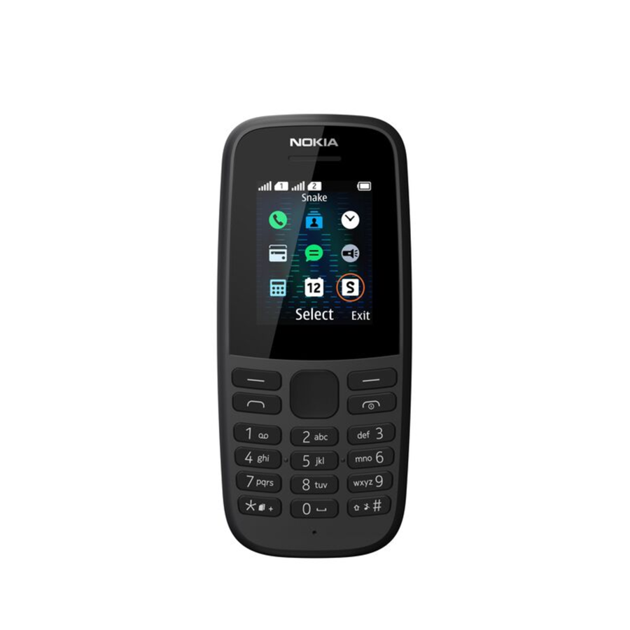 Nokia 105 4MB 2019 Sort Dual-SIM