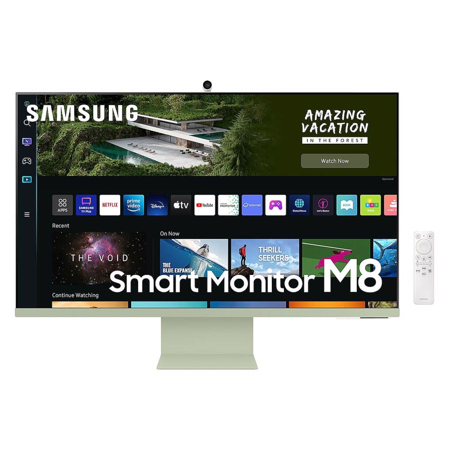 Samsung M8 Smart Monitor 32" 4K Ultra HD Grøn, Hvid
