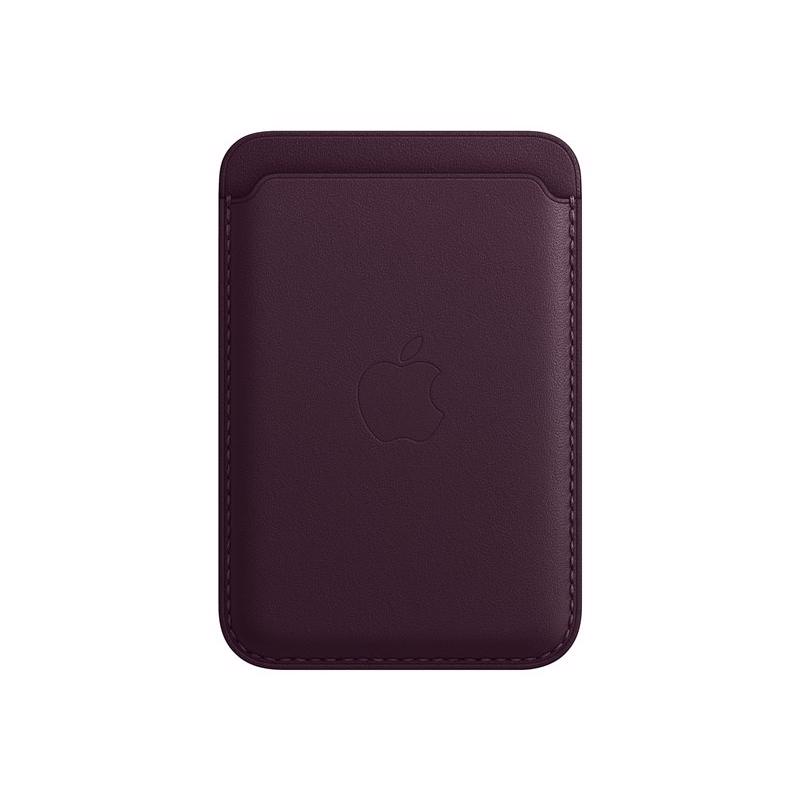Apple iPhone Leather Wallet med MagSafe - Dark Cherry