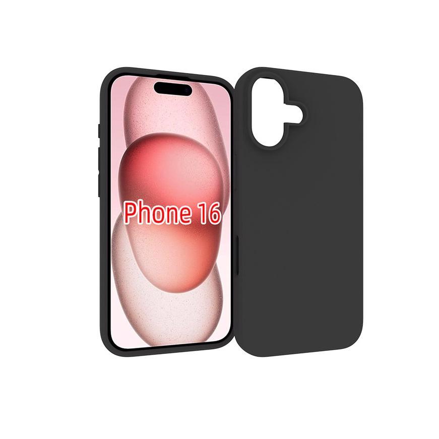 iPhone 16 Sort TPU Cover