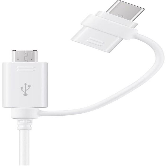 Samsung 2-in-1 USB A - USB C/Micro-USB B 2.0/3.0 1.5m Hvid